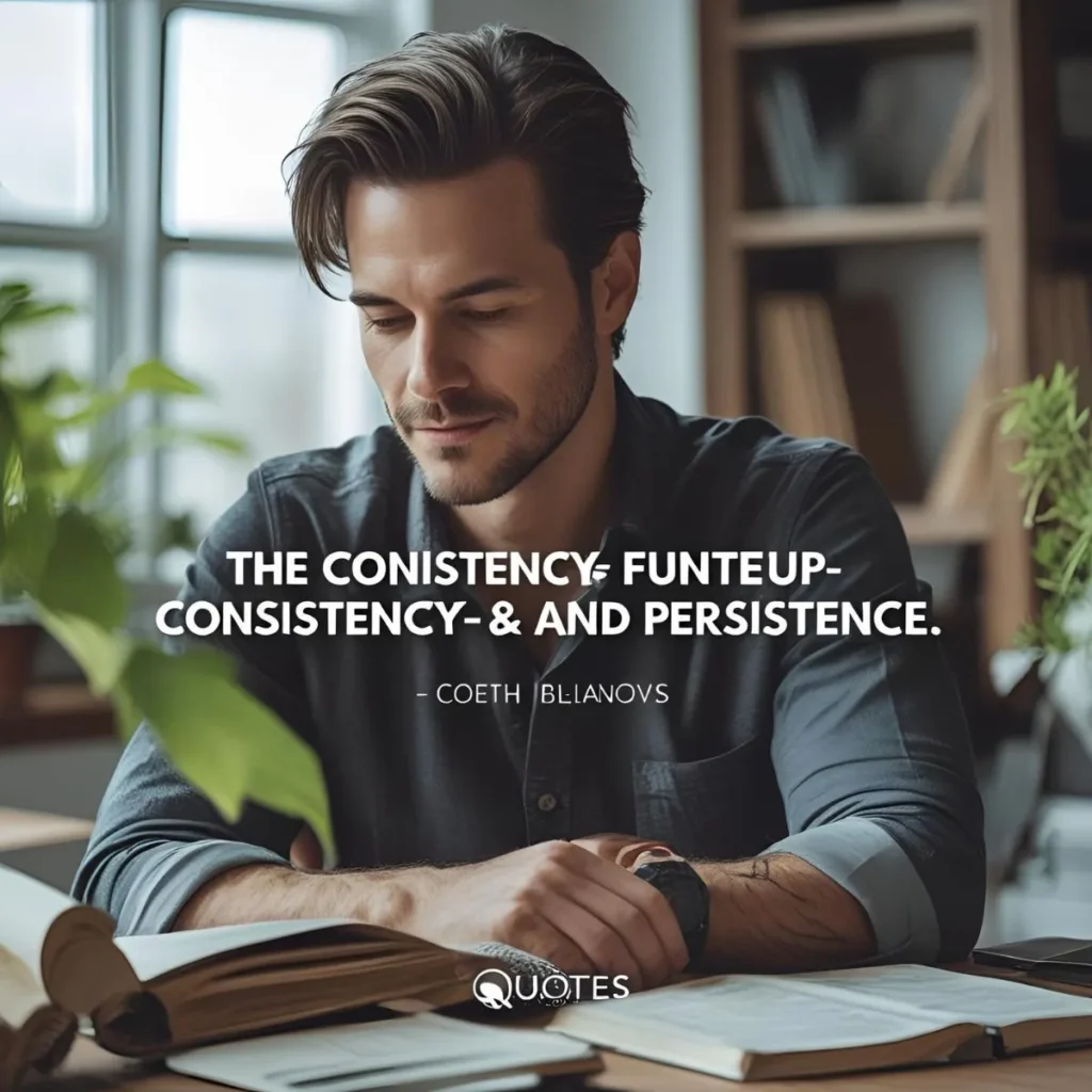 Consistency and Persistence Quotes