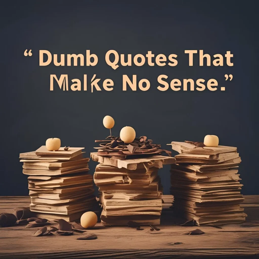 Dumb Quotes That Make No Sense