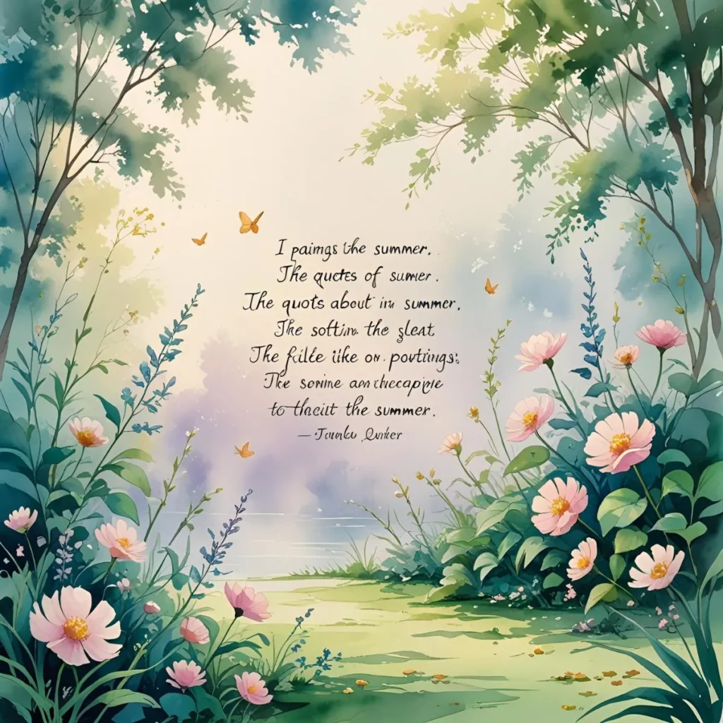 Famous Quotes About Summer
