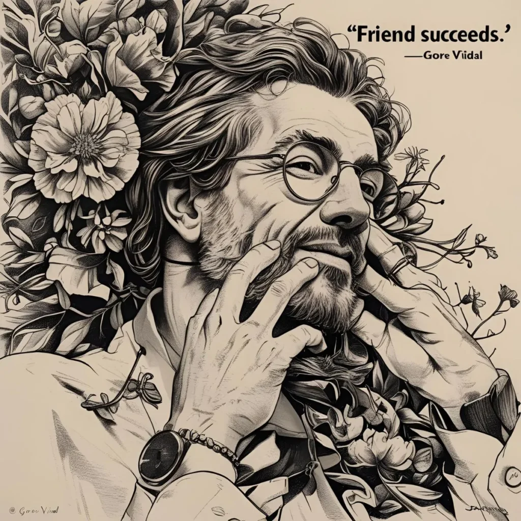 Gore Vidal Quotes Friend Succeeds