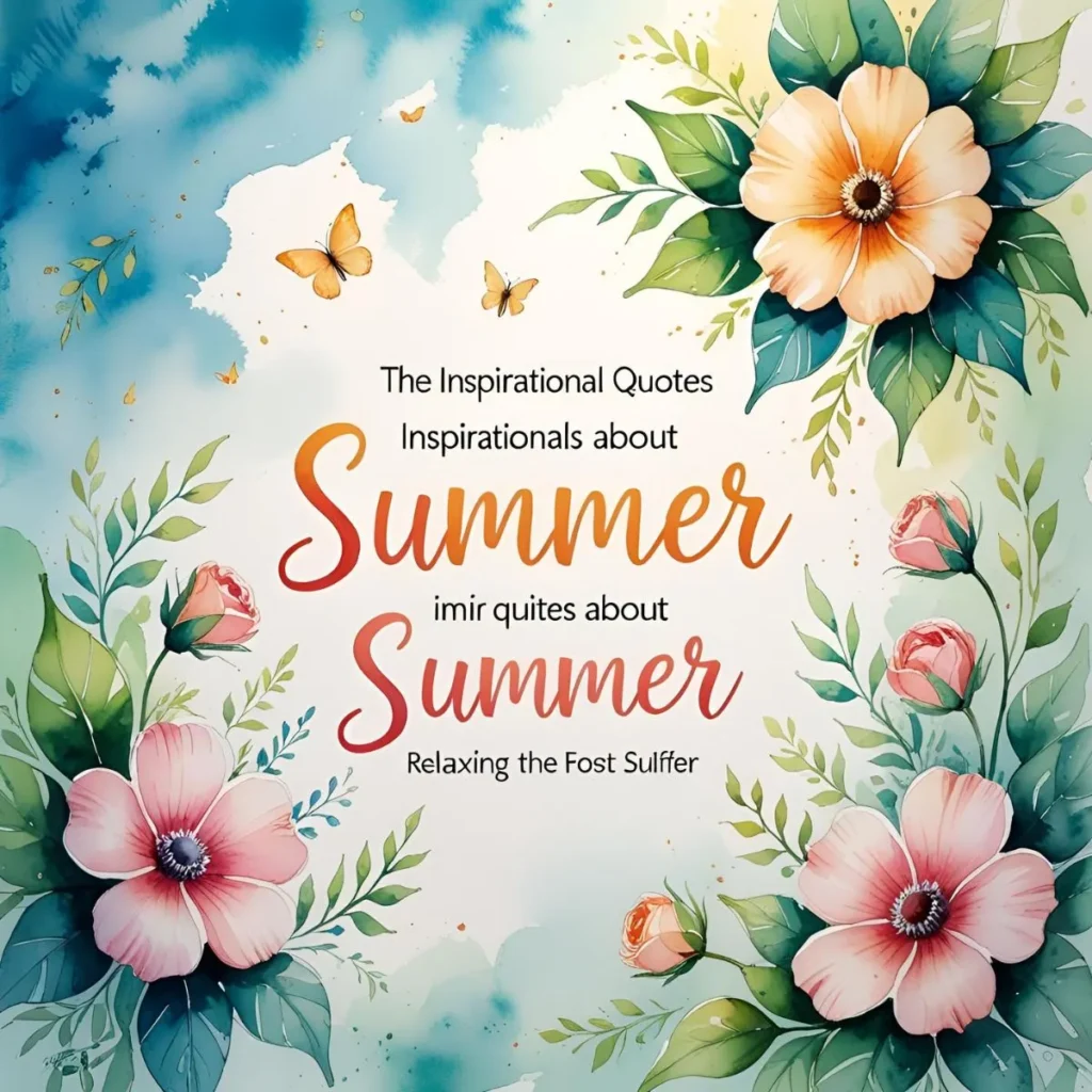 Inspirational Quotes About Summer