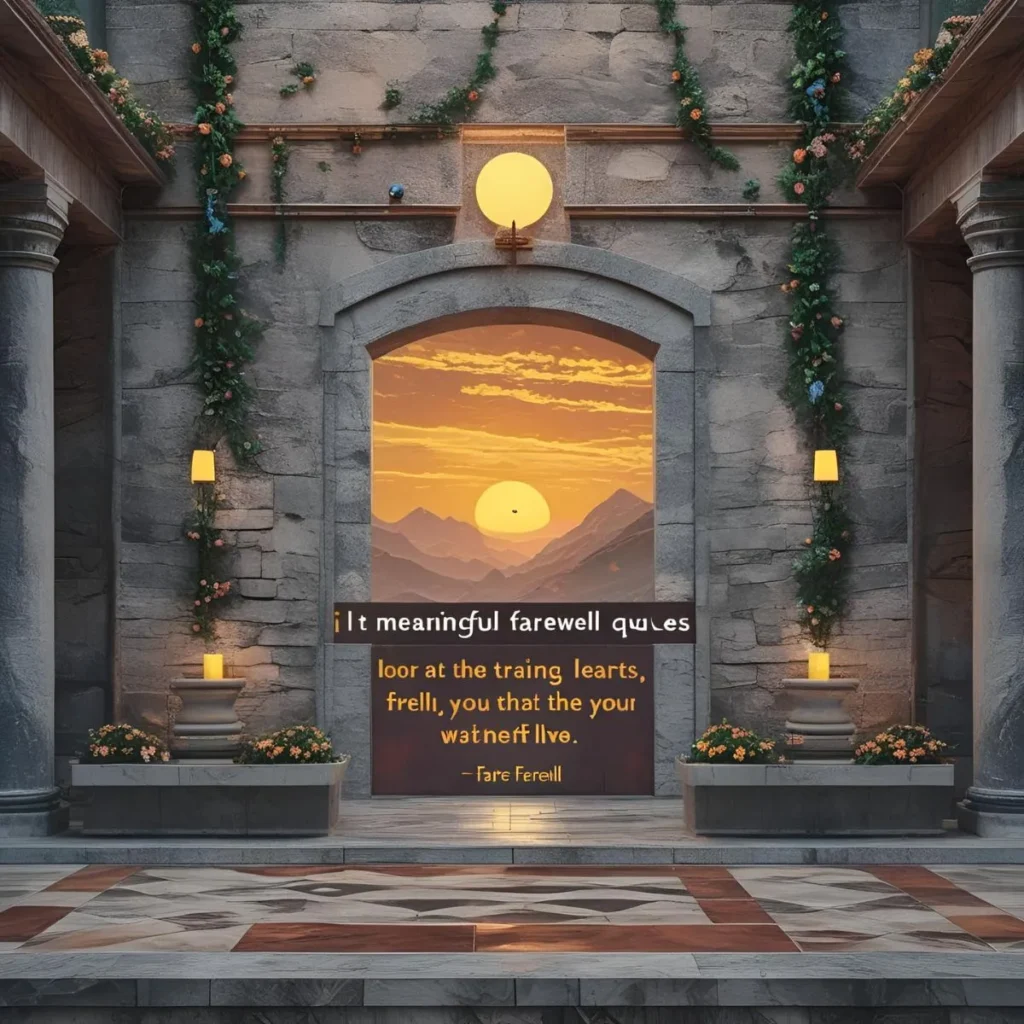 Meaningful Farewell Quotes