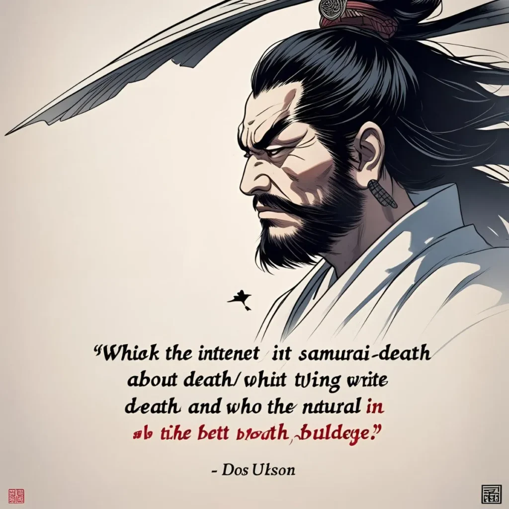 Samurai Quotes About Death