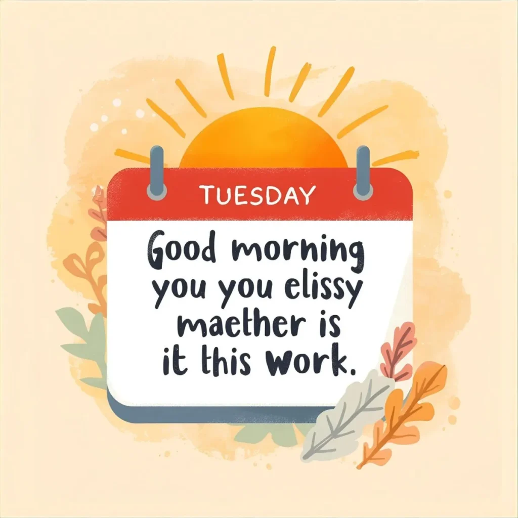 Good Morning Tuesday Motivational Quotes for Work