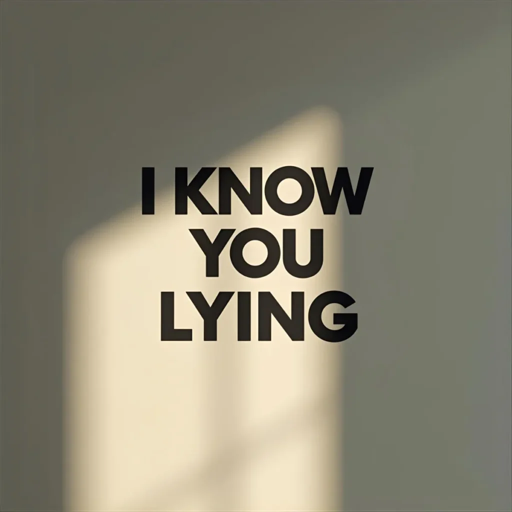 I Know You Lying Quotes