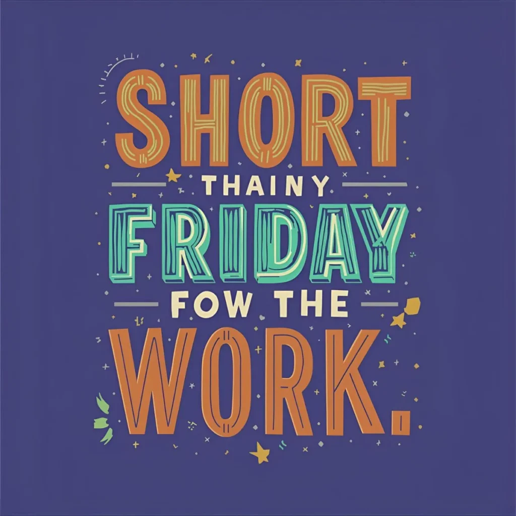 Short Positive Friday Quotes for Work