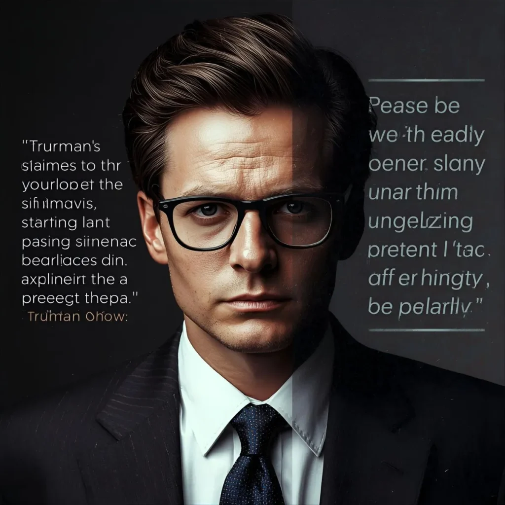 Truman Show Quotes and Techniques