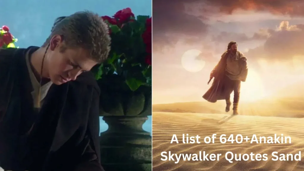 Anakin Skywalker Quotes Sand