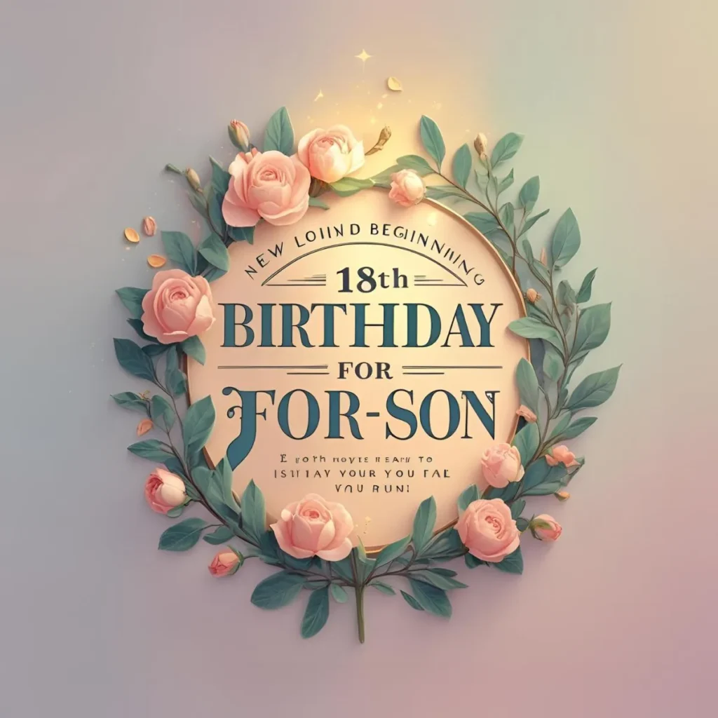 18th Birthday Quotes for Son