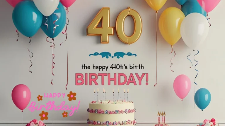 40th Birthday Quotes