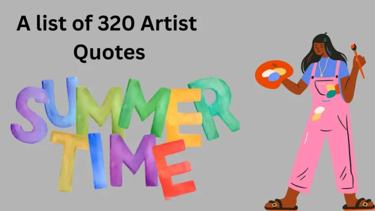 Artist Quotes