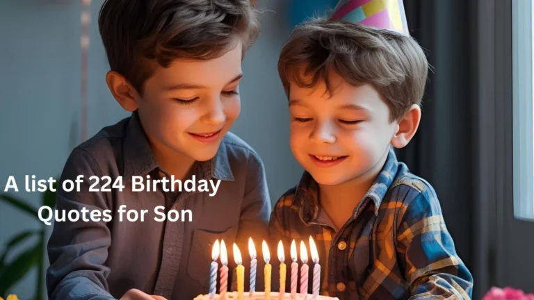 Birthday Quotes for Son