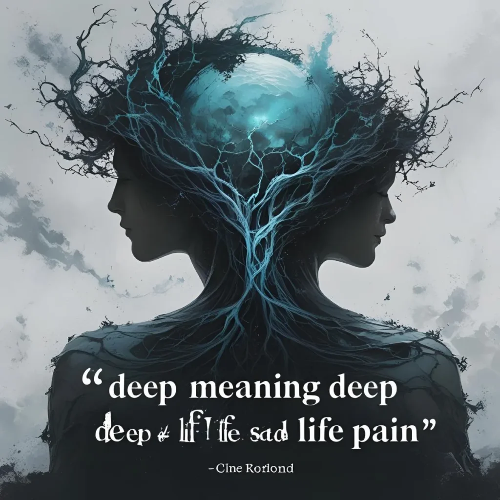 Deep Meaning Deep Life Pain Sad Quotes