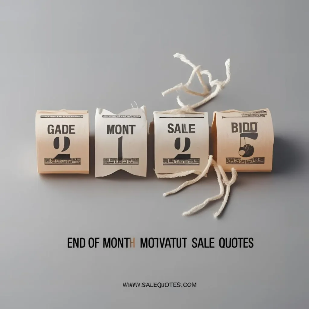 End of Month Motivational Sales Quotes