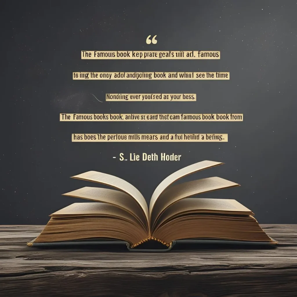 Famous Book Quotes About Life