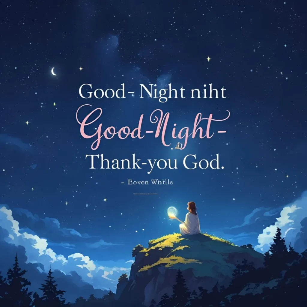 Good Night Thank You God Quotes