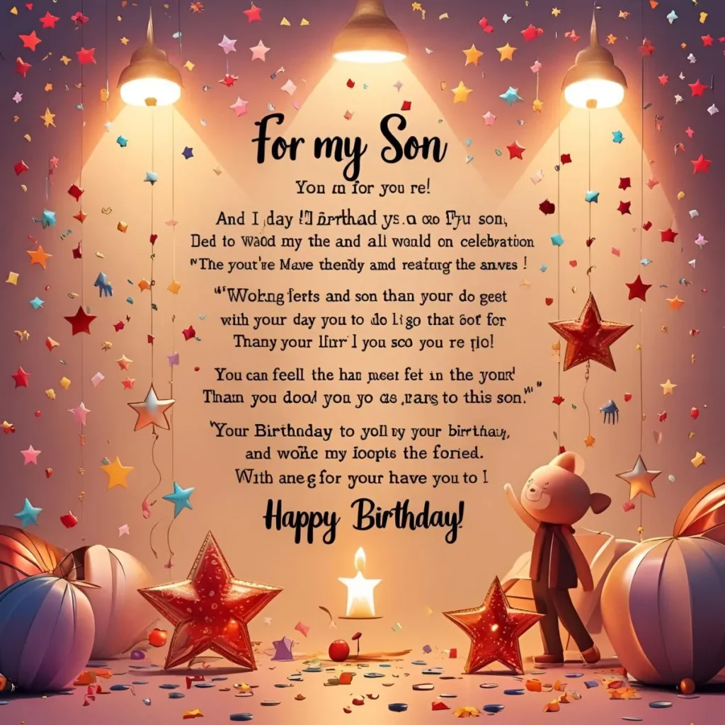 Happy Birthday Quotes for Son