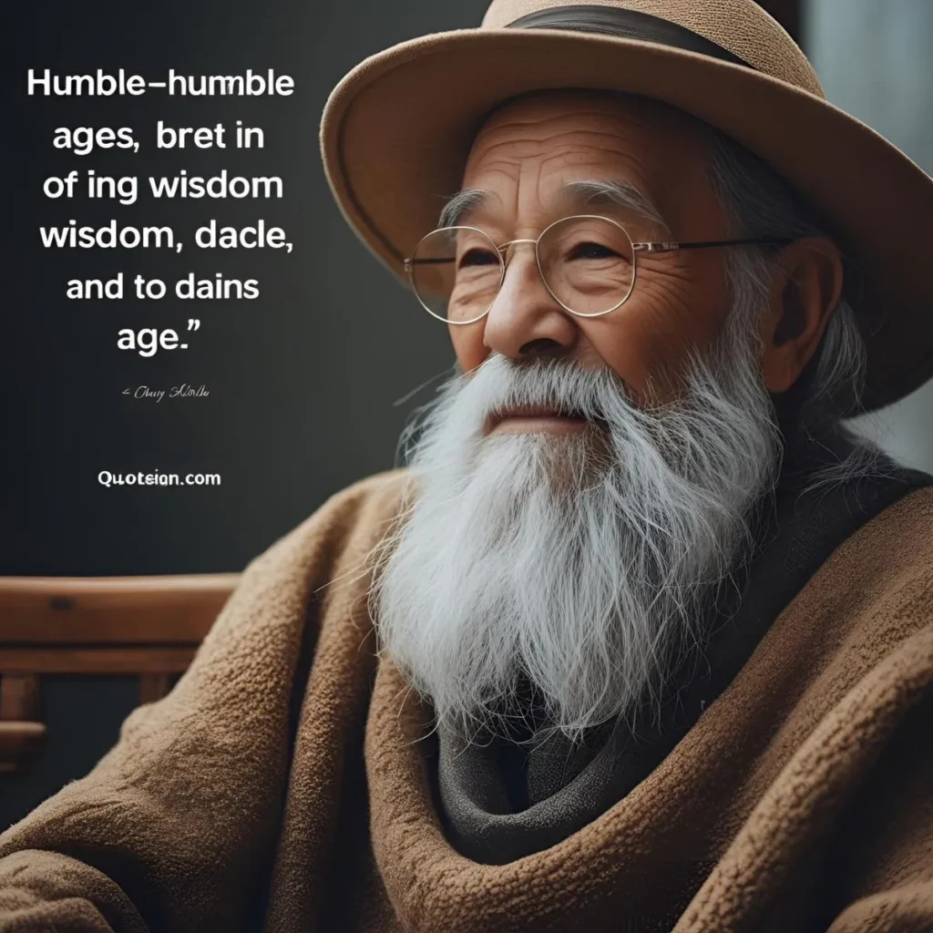 Humble Quotes About Wisdom and Age