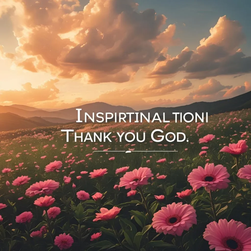 Inspirational Thank You God Quotes