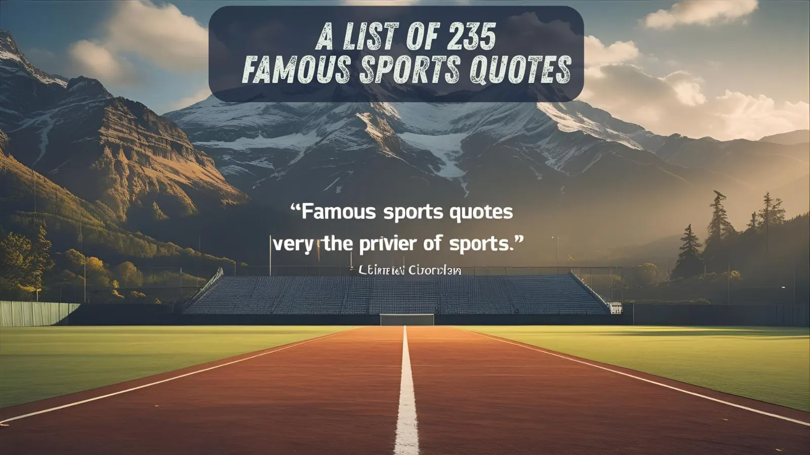 Famous Sports Quotes