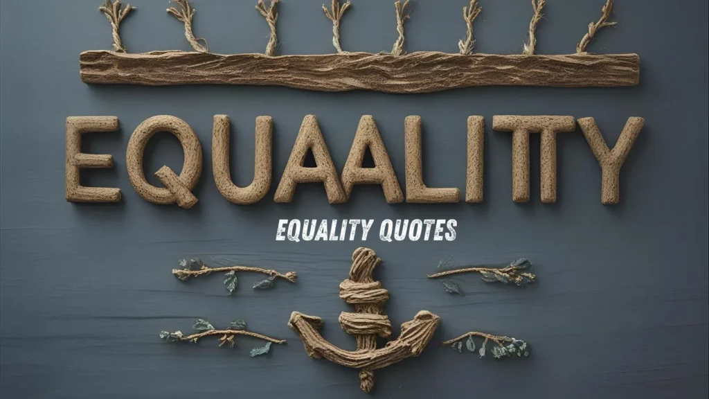 Equality Quotes