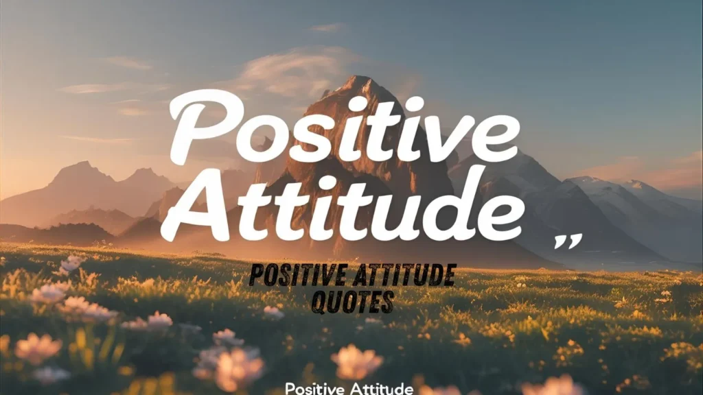 Positive Attitude Quotes