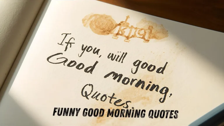 Funny Good Morning Quotes