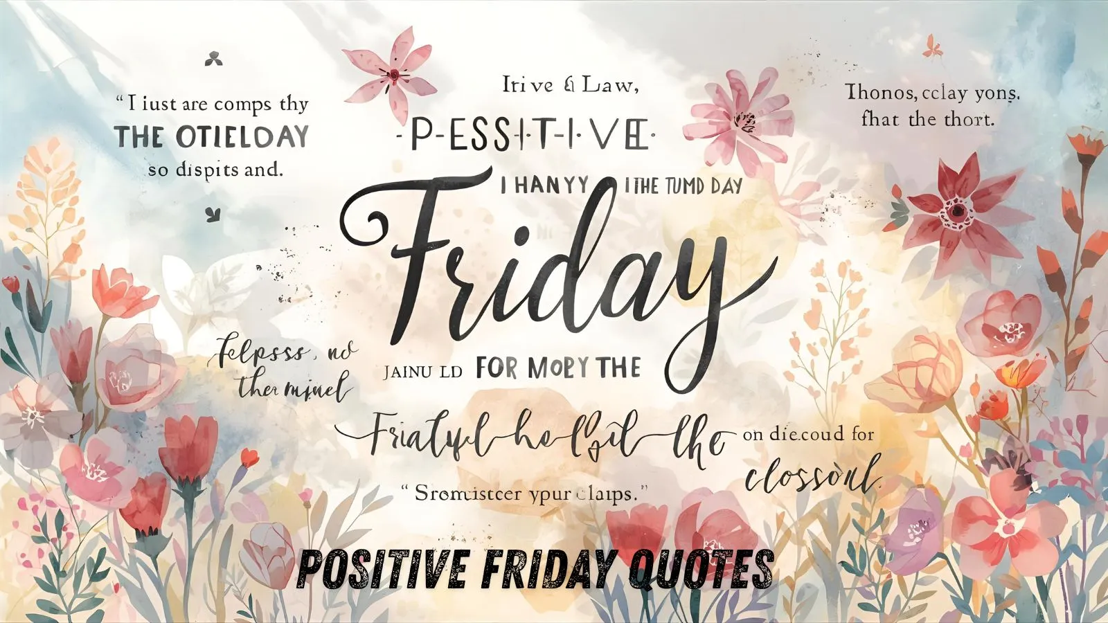 Positive Friday Quotes
